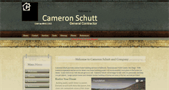 Desktop Screenshot of cameronschutt.com