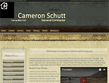 Tablet Screenshot of cameronschutt.com